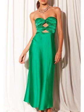 aphrodite midi dress - beige NOOKIE Aphrodite Gown